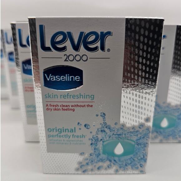 Lever 2000 Vaseline Skin Refreshing Original Bar Soap Body Wash Lot of 12 - Picture 3 of 4